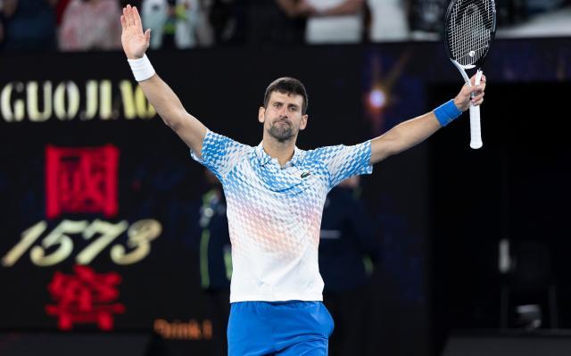 德约第十次打入澳网四强 卢布列夫第七次“卡八”